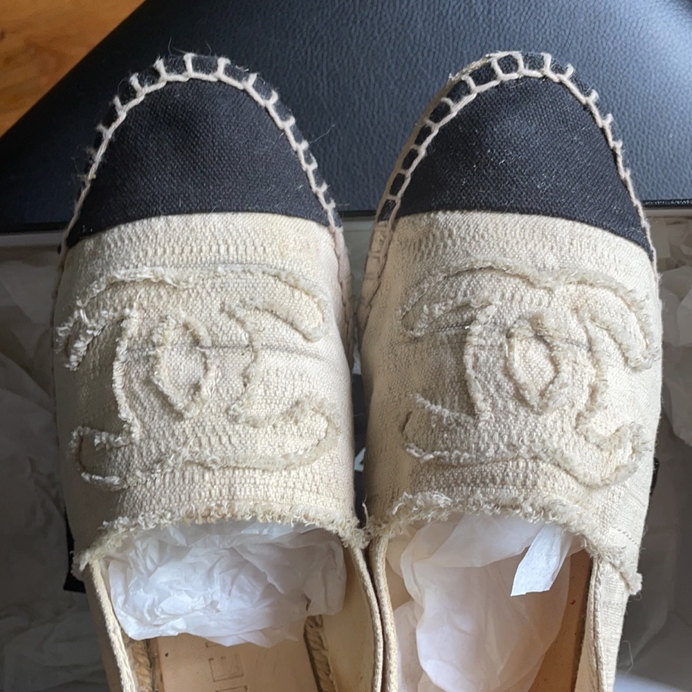 🖤Chanel canvas espadrilles 38🤍 - Picture 6 of 17